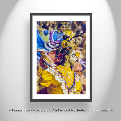 Day of the Dead All Souls Procession Folklorico Street Dance Art Print