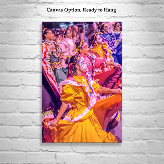 Mexican Folk Dance Art Print | All Souls Procession Tucson Arizona