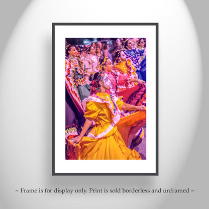 Mexican Folk Dance Art Print | All Souls Procession Tucson Arizona