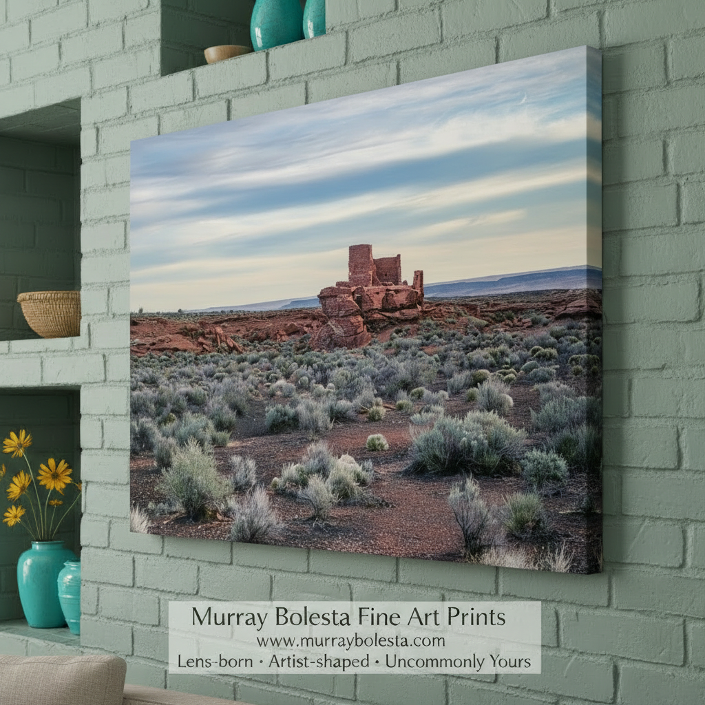 Wupatki Pueblo Ruins Arizona Red Rock Desert Landscape Photography