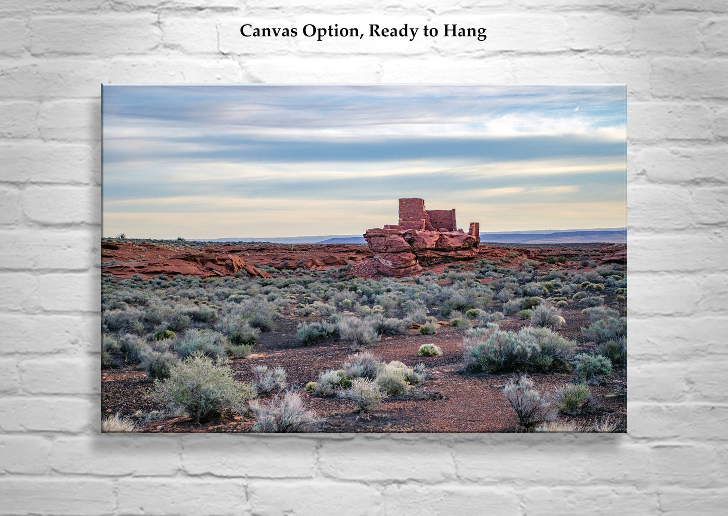 Wupatki Pueblo Ruins Arizona Red Rock Desert Landscape Photography