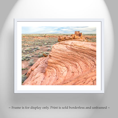 Wupatki Anasazi Wall Art - Arizona Native American Cliff Dwelling