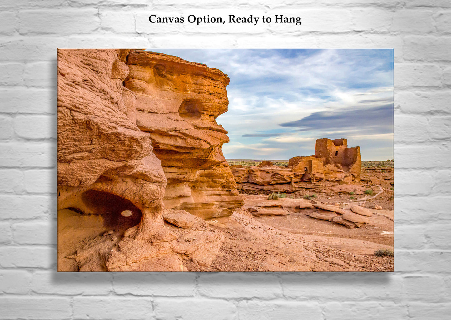 Wupatki Pueblo Ruins Print - Arizona Native American Landscape