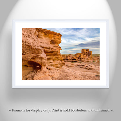 Wupatki Pueblo Ruins Print - Arizona Native American Landscape