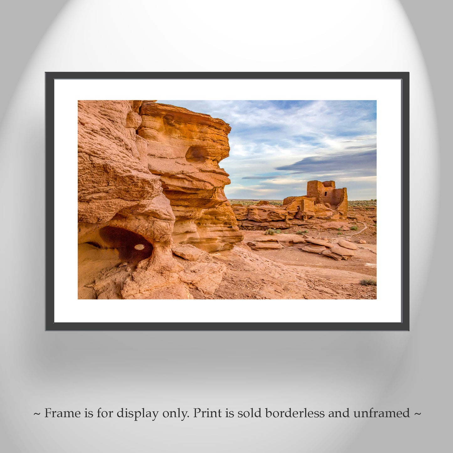 Wupatki Pueblo Ruins Print - Arizona Native American Landscape