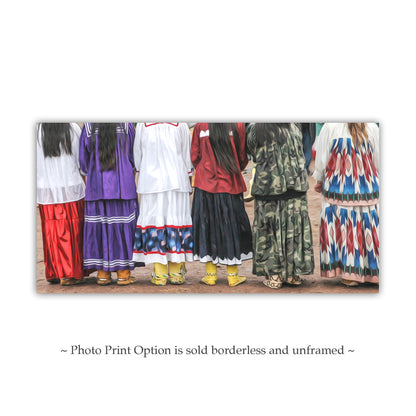 Apache Women Folklorico Dance | Native American Heritage Print
