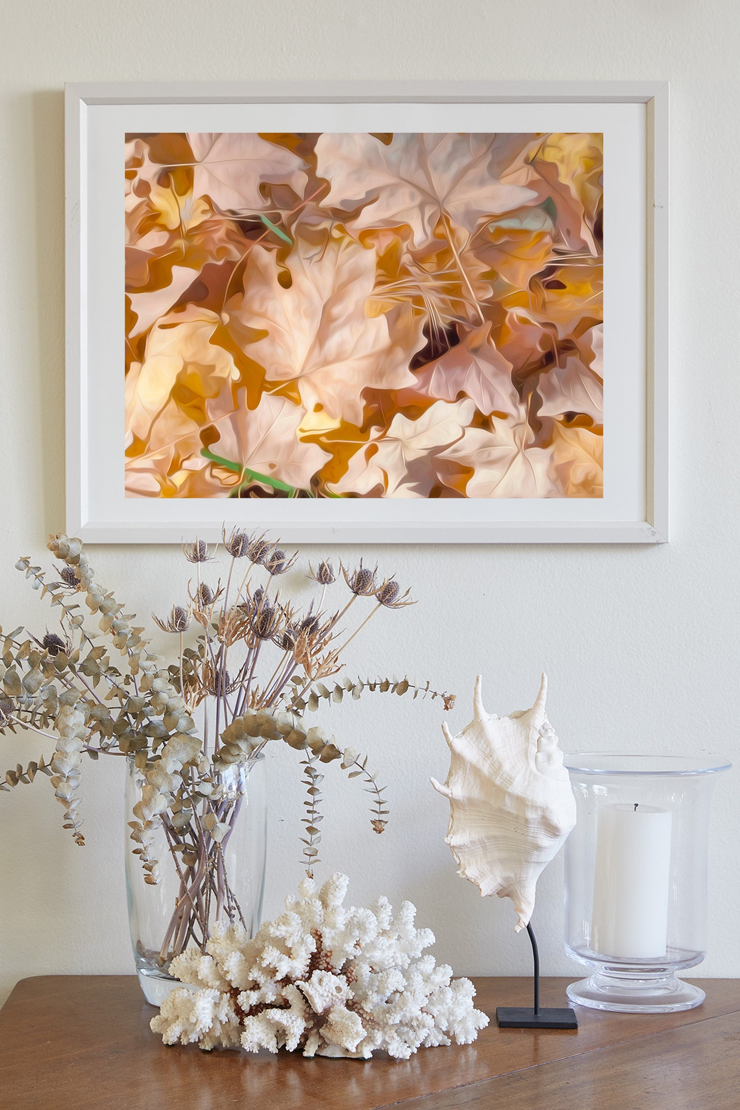 Autumn Maple Leaf Nature Wall Decor | Tucson Arizona Catalina Mountains