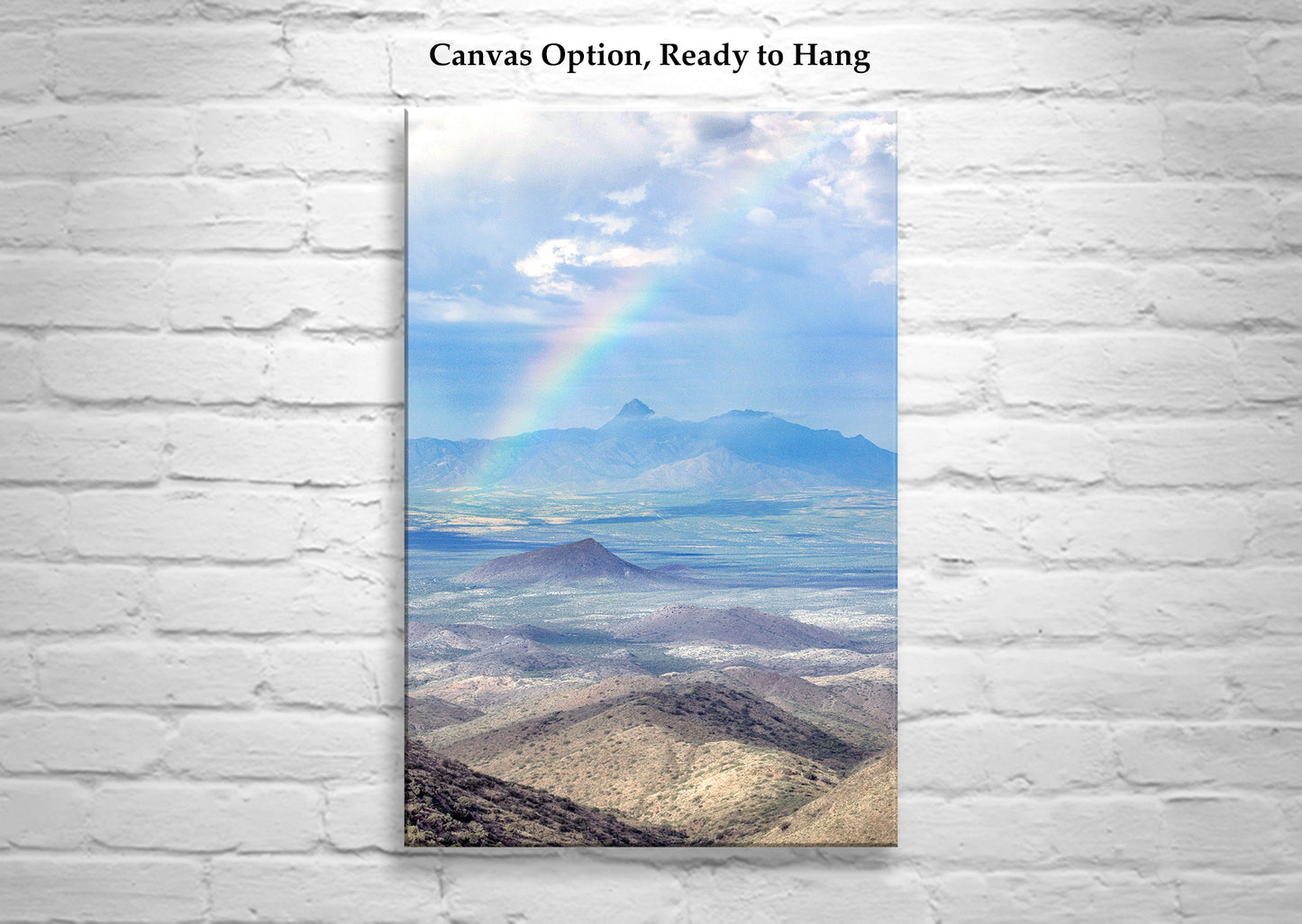 Baboquivari Peak Arizona Desert Rainbow Fine Art Photograph