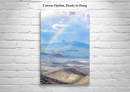Baboquivari Peak Arizona Desert Rainbow Fine Art Photograph