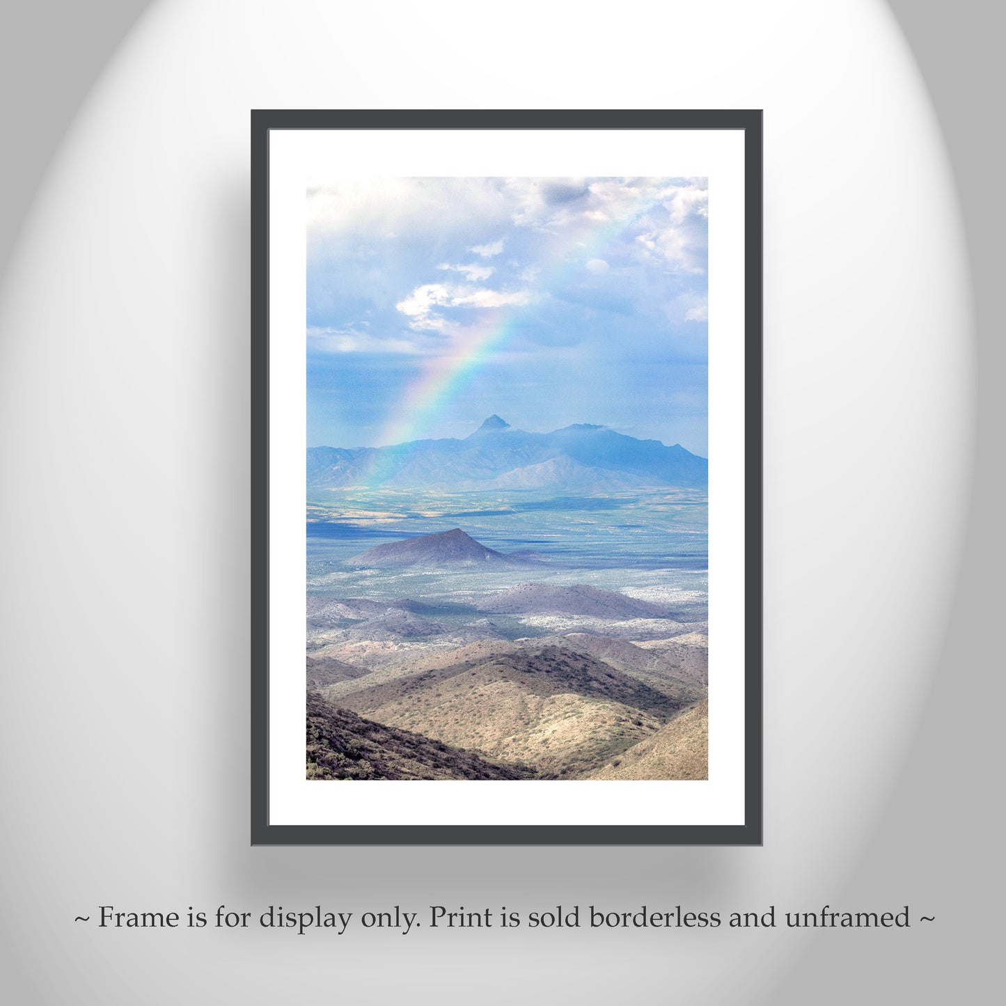 Baboquivari Peak Arizona Desert Rainbow Fine Art Photograph