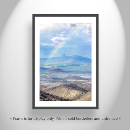 Baboquivari Peak Arizona Desert Rainbow Fine Art Photograph