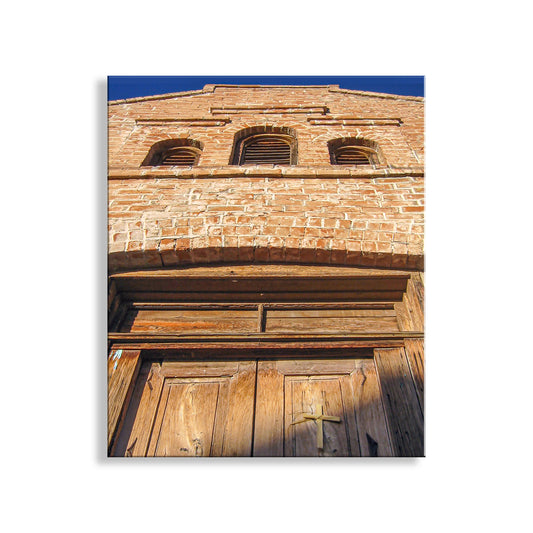 Old Tucson Arizona Barrio Door Architecture Art Print as Rustic Western Style Wall Decor