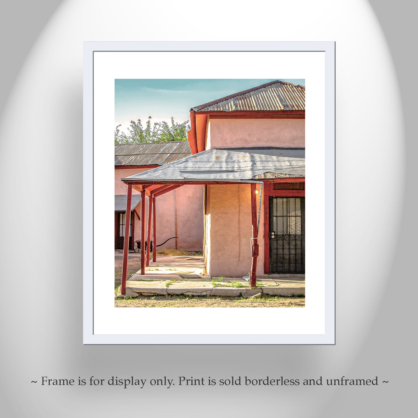 Old Tucson Barrio Viejo Architecture Art Print – Southwestern Style Wall Décor