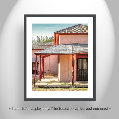 Old Tucson Barrio Viejo Architecture Art Print – Southwestern Style Wall Décor