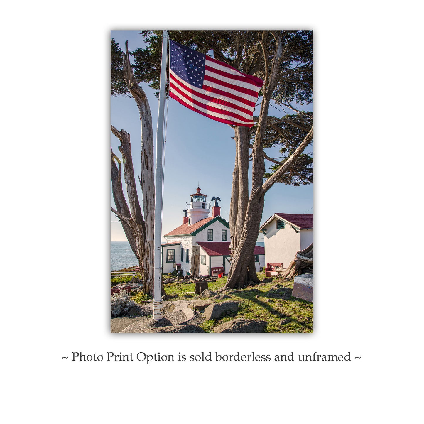 Battery Point Lighthouse Crescent City California Wall Decor