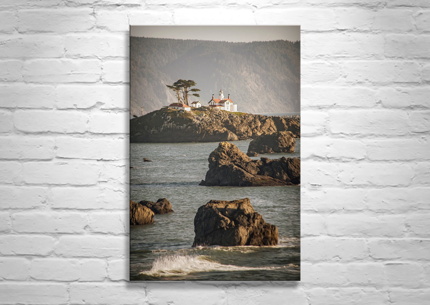 Battery Point Lighthouse Crescent City California Wall Art Print