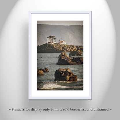 Battery Point Lighthouse Crescent City California Wall Art Print