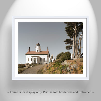 Battery Point Crescent City California Lighthouse Art Print