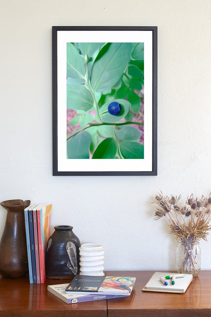 Cascades Forest Nature Photography with Wild Blueberry