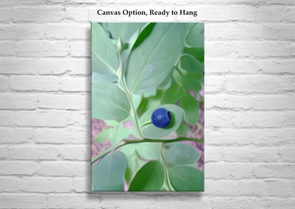 Cascades Forest Nature Photography with Wild Blueberry