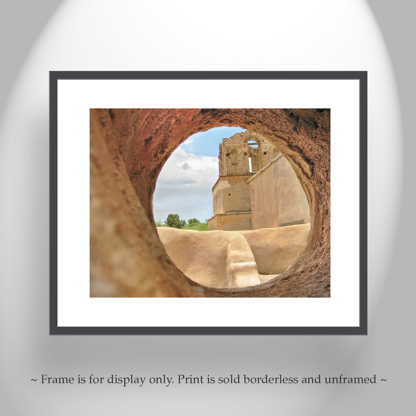 Old Adobe Church Art Print | Tumacacori Arizona Spanish Colonial Mission