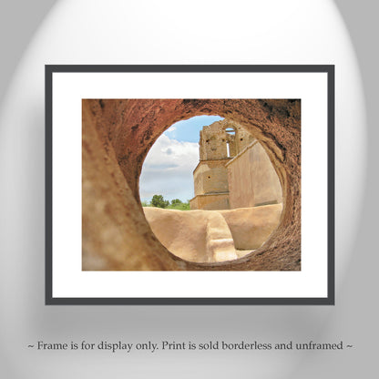 Old Adobe Church Art Print | Tumacacori Arizona Spanish Colonial Mission