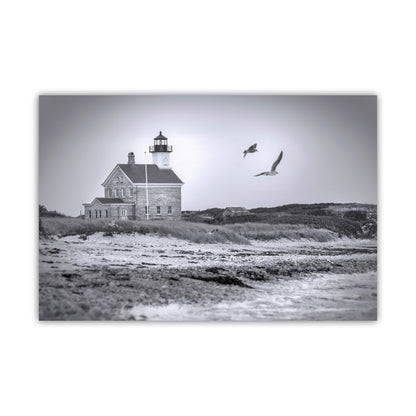 Block Island Photography | Rhode Island Lighthouse Beach Seascape as Wall Decor Gift
