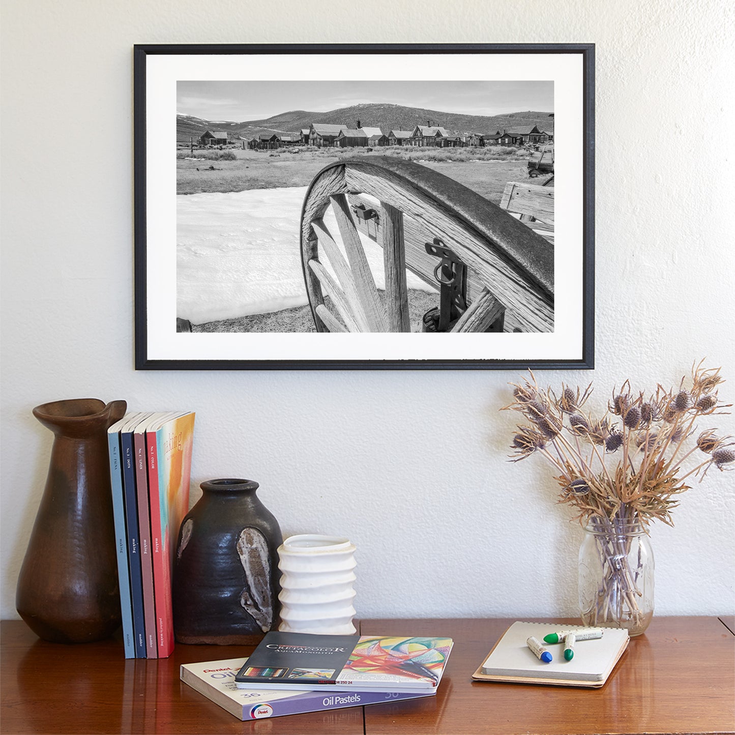 Bodie Ghost Town Black and White Fine Art Photography Print