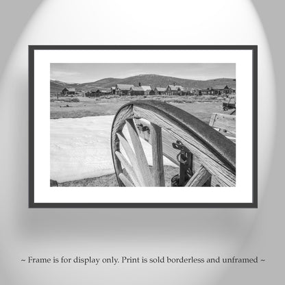 Bodie Ghost Town Black and White Fine Art Photography Print