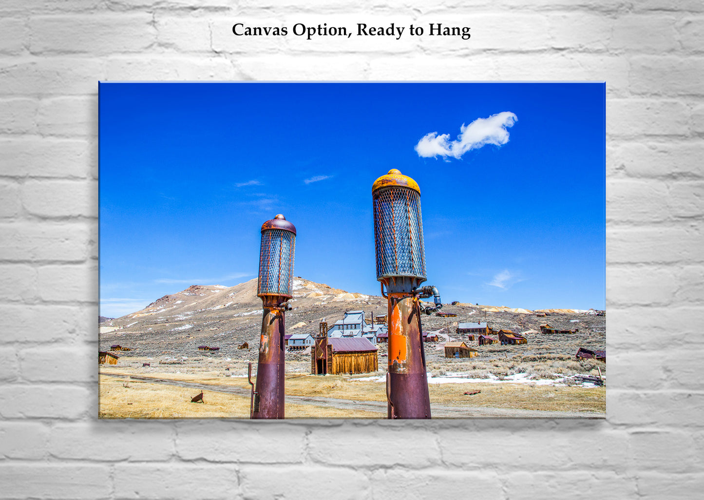 Bodie Ghost Town Western USA Art Print Desert Art in Bold Color
