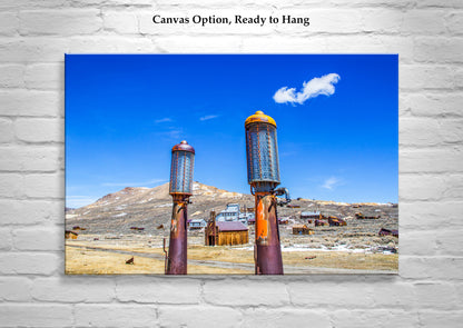 Bodie Ghost Town Western USA Art Print Desert Art in Bold Color