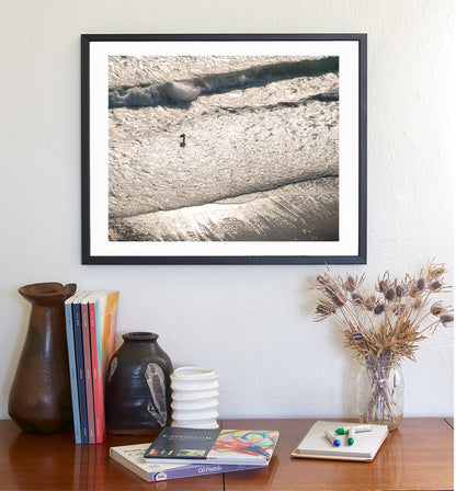 Torrey Pines San Diego Boogie Boarder Beach Art Print
