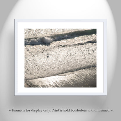 Torrey Pines San Diego Boogie Boarder Beach Art Print