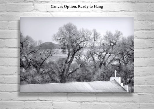 Mexico Border Lochiel Arizona Small Town Church Fine Art Print
