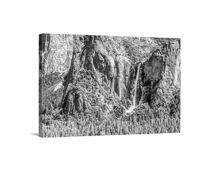 Black and White Photography Wall Art Yosemite Bridal Veil Falls