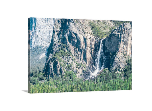 My beautiful Yosemite Valley picture from early spring for your viewing pleasure! This is magnificent Bridalveil Fall with some icy spray.