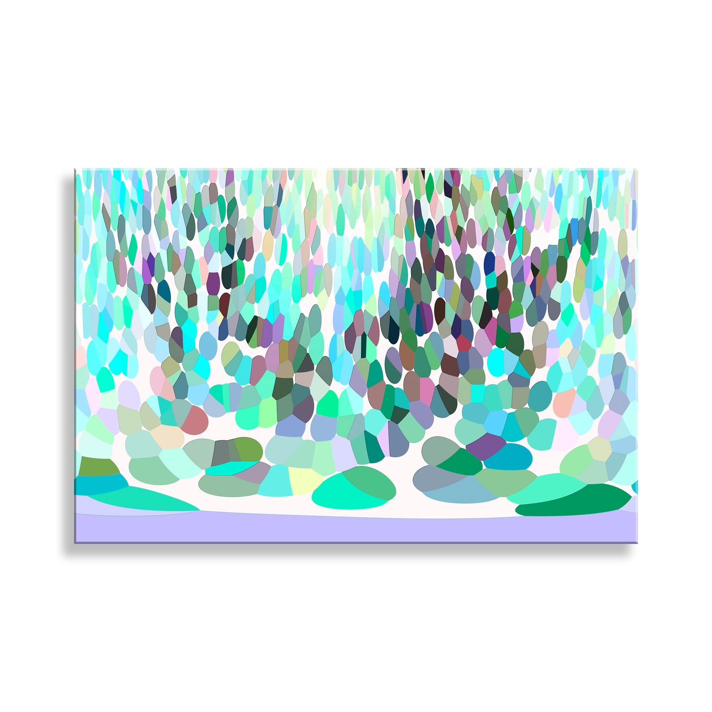 "From the mind of Murray" - my unique and wonderful abstract art print of a forest brook! Original, unique signed art by Murray Bolesta.