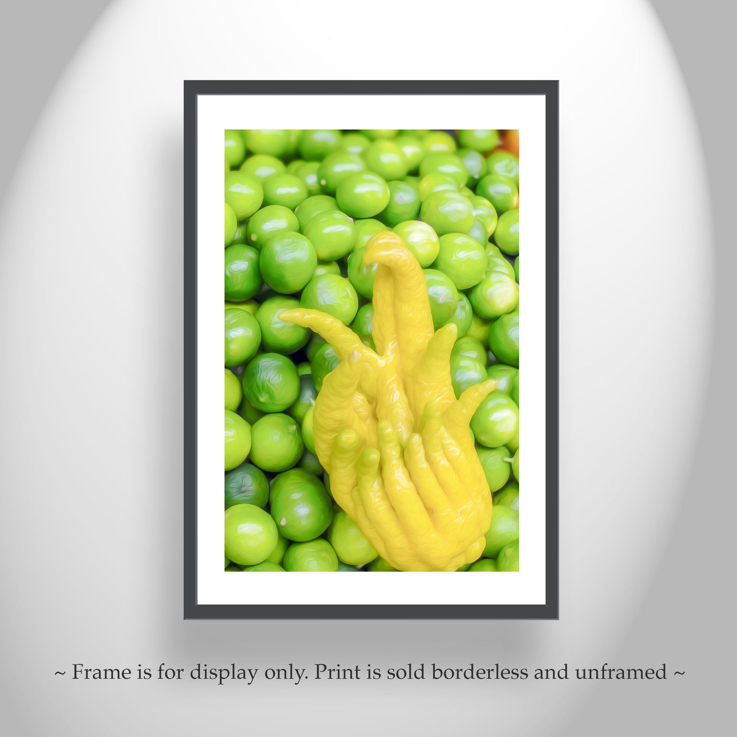 Still Life Art Print – Buddha's Hand with Limes | Fruit Photography