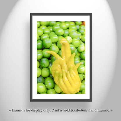 Still Life Art Print – Buddha's Hand with Limes | Fruit Photography