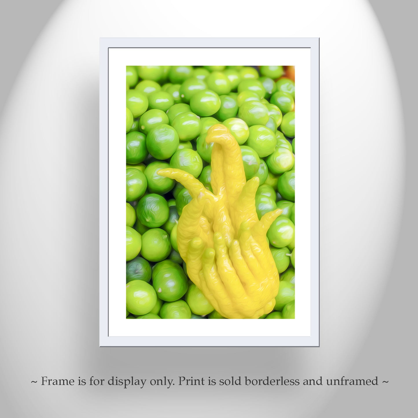 Still Life Art Print – Buddha's Hand with Limes | Fruit Photography