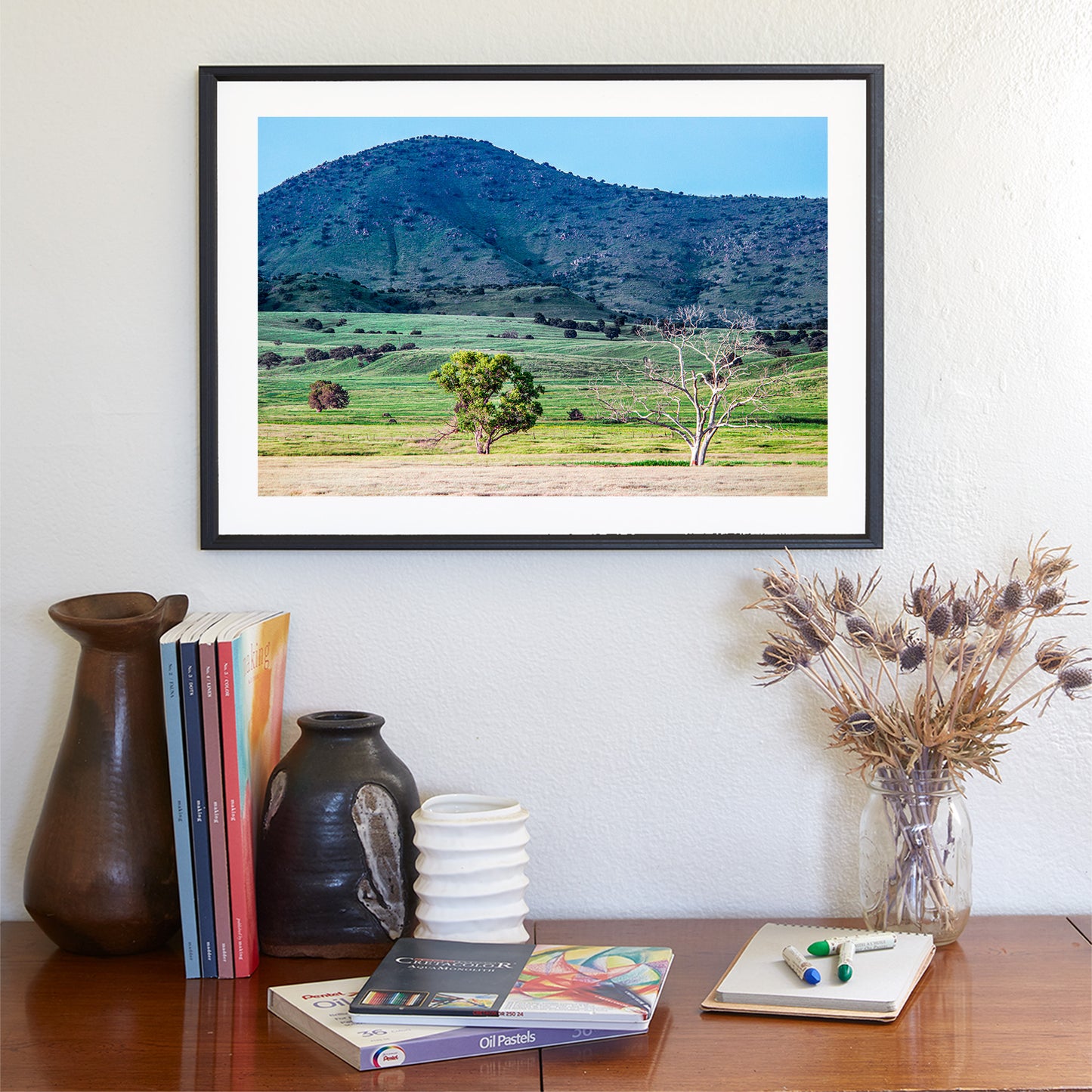 Canelo Hills Country Landscape Photo at Mexico Border | Minimalist Bucolic Art Print