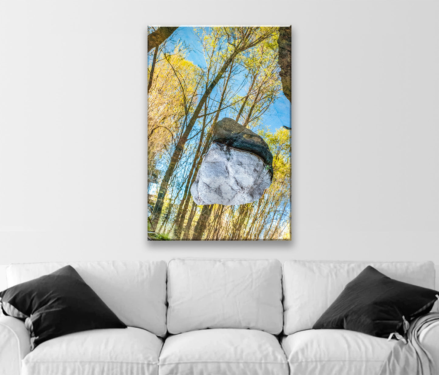 Serene Creek Water Abstract Nature Artwork in Arizona Wilderness