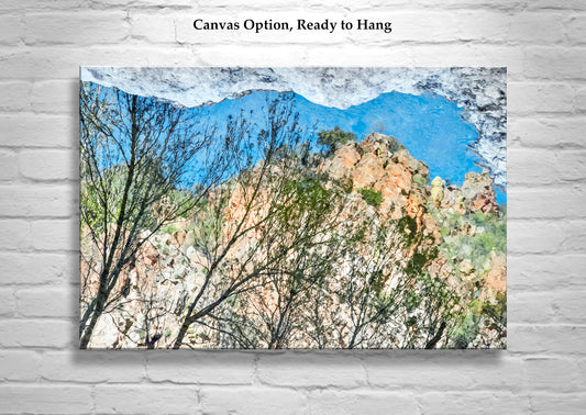 Abstract Water Art with Desert Canyon Oasis | Arizona Wilderness