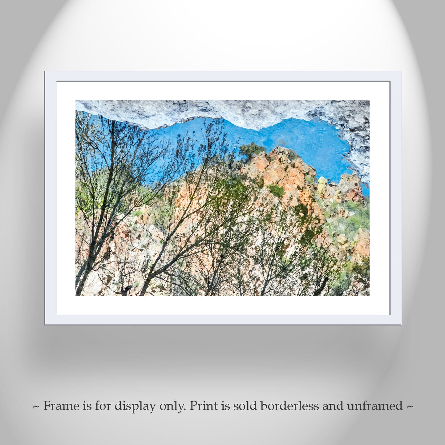 Abstract Water Art with Desert Canyon Oasis | Arizona Wilderness