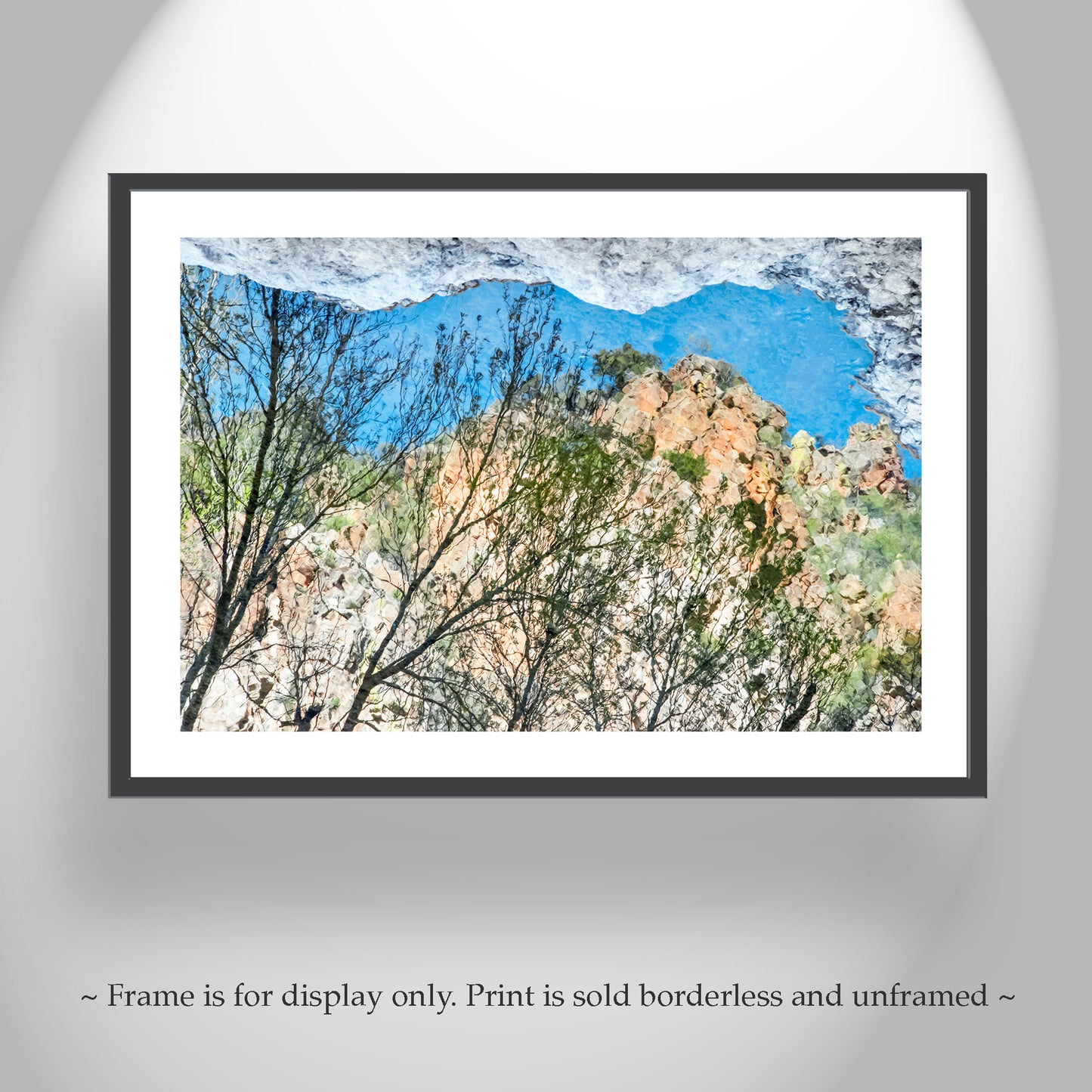 Abstract Water Art with Desert Canyon Oasis | Arizona Wilderness