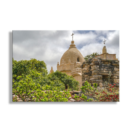 Carmel by the Sea California Spanish Mission Church Art Print