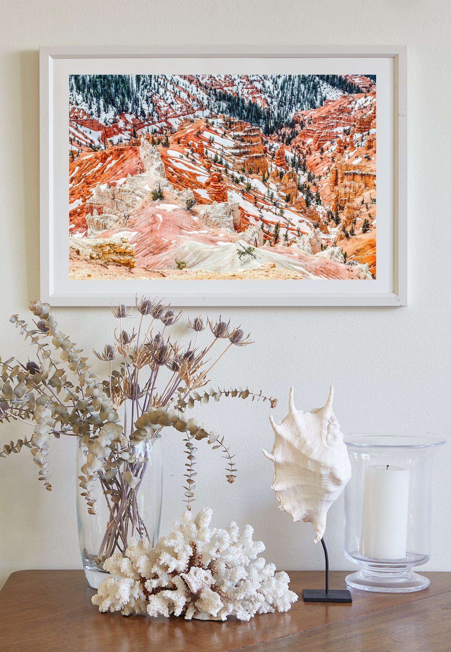 Utah Landscape Fine Art Print with Cedar Breaks in Winter