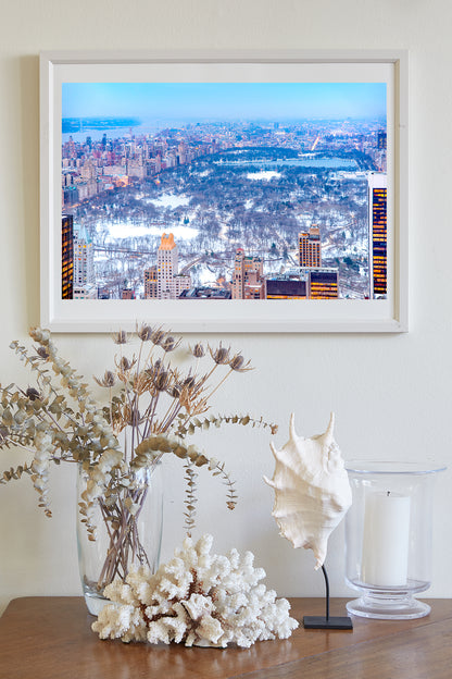 Central Park Winter Photograph | New York City Wall Art for Home or Office