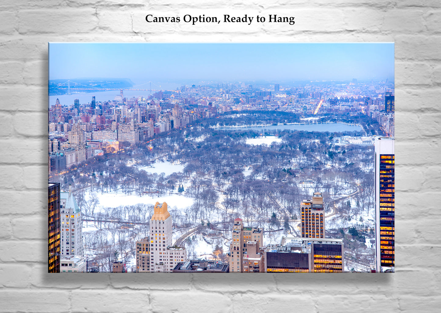 Central Park Winter Photograph | New York City Wall Art for Home or Office
