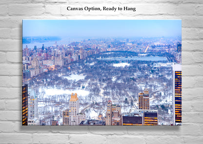 Central Park Winter Photograph | New York City Wall Art for Home or Office